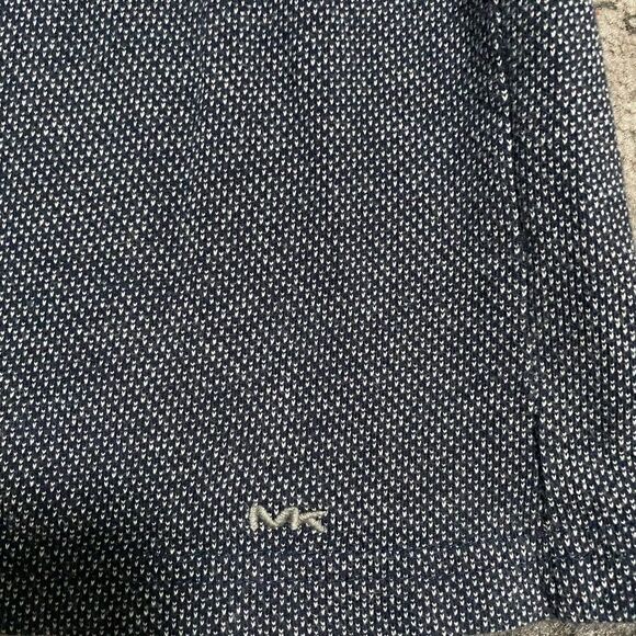 Michael Kors Mens Blue White Crewneck Pullover Sweater Cotton Size S small - Picture 3 of 3